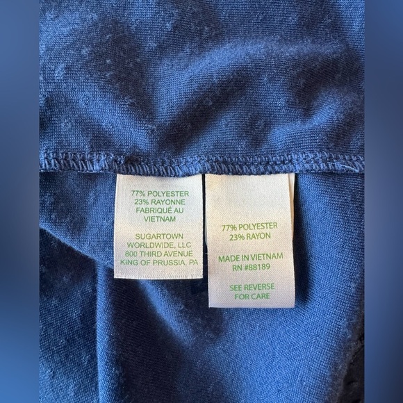 LILLY PULITZER Blue Pheby Three Fourth Sleeve Dress, Size M - Picture 6 of 7